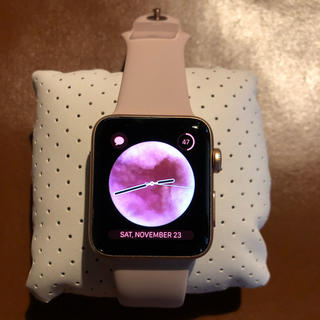 アップルウォッチ(Apple Watch)のApple Watch series3 GPS/Cellular ピンクゴールド(腕時計)
