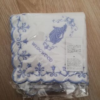 ウェッジウッド(WEDGWOOD)の【新品未使用】ウェッジウッド タオルハンカチ ホワイト(ハンカチ)