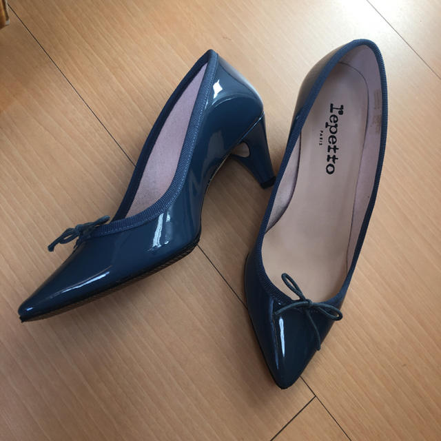 repetto(レペット)のレペット エバ ウィンターブルー　新品未使用 レディースの靴/シューズ(バレエシューズ)の商品写真