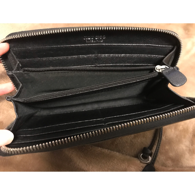 JIMMY CHOO(ジミーチュウ)の【年末大特価】JIMMY CHOO 黒長財布 メンズのファッション小物(長財布)の商品写真