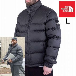 ザノースフェイス(THE NORTH FACE)のカニエウエスト着用 ノースフェイス ヌプシ ダウン(L)グレー 181219(ダウンジャケット)