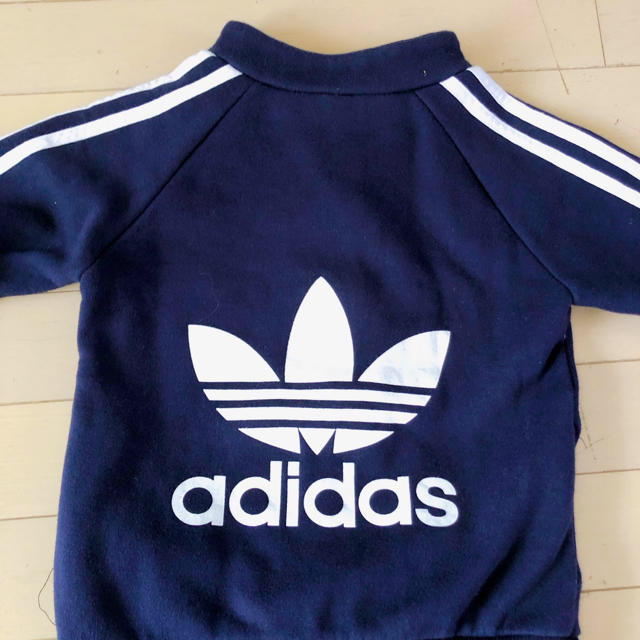 adidas(アディダス)のadidas 裏起毛ジャージ　上下セット キッズ/ベビー/マタニティのキッズ服男の子用(90cm~)(パンツ/スパッツ)の商品写真