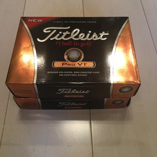 タイトリスト(Titleist)の新品タイトリスト ボールプロv1  2ダース(ゴルフ)