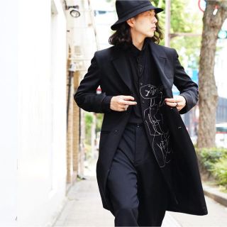 ヨウジヤマモト(Yohji Yamamoto)のヨウジヤマモト ギャバドクターコート(チェスターコート)