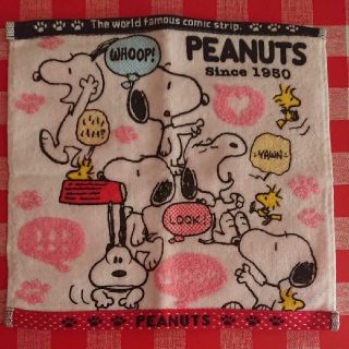 スヌーピー(SNOOPY)のスヌーピー★ミニタオル《新品・即購入OK》(ハンカチ)