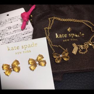 ケイトスペードニューヨーク(kate spade new york)のケイトスペード　ピアス＆ネックレス(ネックレス)