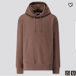 ユニクロ(UNIQLO)の新品未使用　UNIQLO　U スウェットプルパーカーMEN  BROWN  M(パーカー)