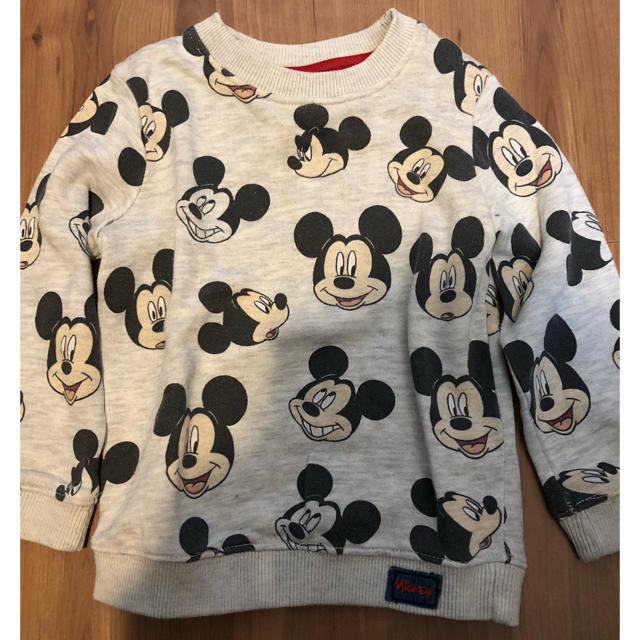 ZARA KIDS(ザラキッズ)のミッキー柄スウェット キッズ/ベビー/マタニティのキッズ服男の子用(90cm~)(Tシャツ/カットソー)の商品写真