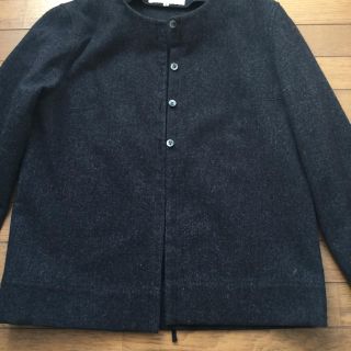 マークジェイコブス(MARC JACOBS)の【美品】マークジェイコブスルックのノーカラージャケット+.\(( °ω° ))/(ノーカラージャケット)