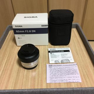 シグマ(SIGMA)のSIGMA 60mm f2.8 DN マイクロフォーサーズ用　シルバー(レンズ(単焦点))