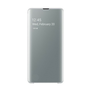 サムスン(SAMSUNG)のGalaxy S10+ Clear View Cover White(Androidケース)