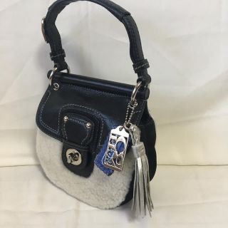 コーチ(COACH)のコーチCOACH 2way ショルダーバッグ 21230 レザー×ウール(ショルダーバッグ)