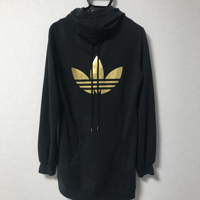 adidas(アディダス)のadidas アディダス  ロングパーカー　 L サイズ レディースのトップス(パーカー)の商品写真