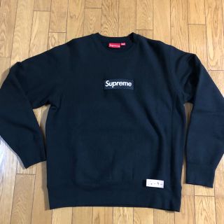 シュプリーム(Supreme)のSupreme 18fw box logo crewneck black M(スウェット)