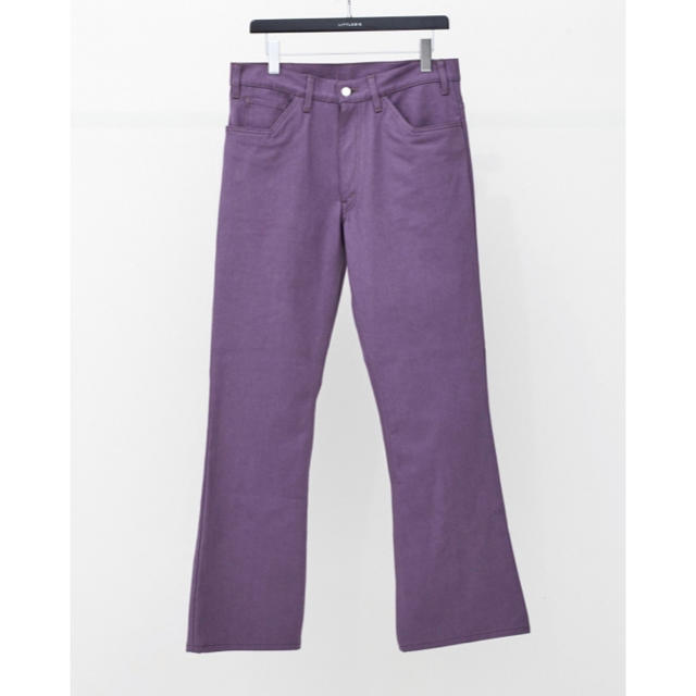 JOHN LAWRENCE SULLIVAN(ジョンローレンスサリバン)のlittlebig purple flare denim pants メンズのパンツ(デニム/ジーンズ)の商品写真