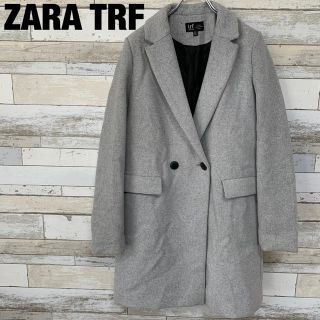 ザラ(ZARA)のZARA TRF/ザラ チェスターコート ライトグレー USサイズS レディース(チェスターコート)