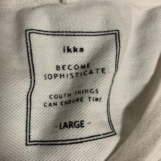 ikka(イッカ)のikka Tシャツ　白ティー メンズのトップス(Tシャツ/カットソー(半袖/袖なし))の商品写真
