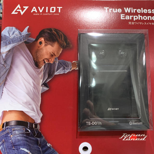 AVIOT te-d01h 完全ワイヤレス Bluetooth te-d01bヘッドフォン/イヤフォン