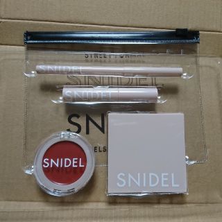 スナイデル(SNIDEL)のSnidel☆Sweet特別付録 秋色コスメセットアンドラクリアポーチ(コフレ/メイクアップセット)