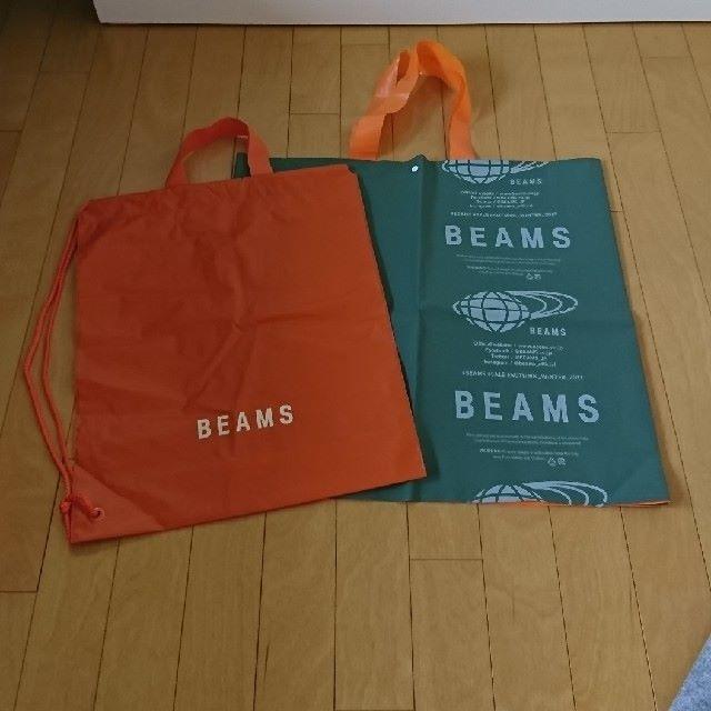 BEAMS(ビームス)の★格安 BEAMS(ビームス）ビニール袋 ２枚セット★ レディースのバッグ(ショップ袋)の商品写真