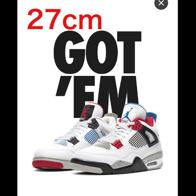 NIKE AIR JORDAN 4 what the