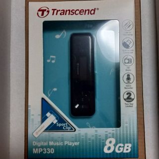 トランセンド(Transcend)のtranscend mp330 ブラック 8GB(ポータブルプレーヤー)