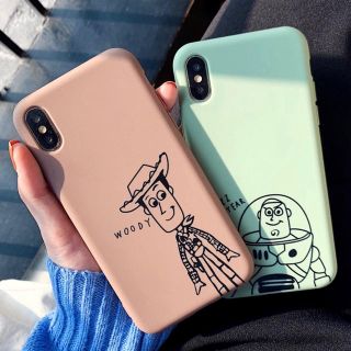 ディズニー(Disney)のディズニー トイストーリー ウッディ バズ iPhone7/8/X/XS/XR(iPhoneケース)