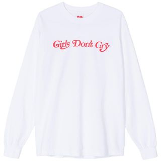 ジーディーシー(GDC)のGirls Don't Cry ロンT L/S Tシャツ 白(Tシャツ/カットソー(七分/長袖))