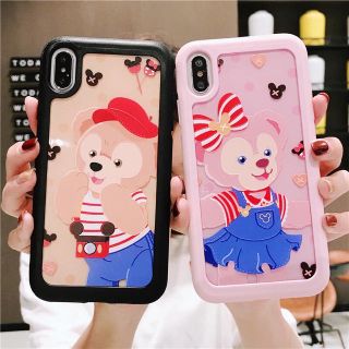 ディズニー(Disney)のかんたんラクマパック セット！ダッフィー シェリーメイ iPhoneXRケース(iPhoneケース)