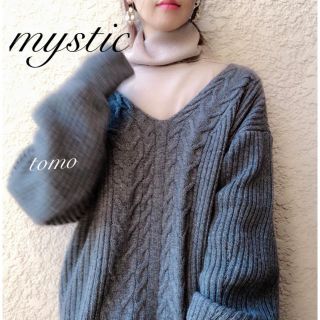 ミスティック(mystic)の最新作❁﻿ミスティック Vケーブルニット(ニット/セーター)