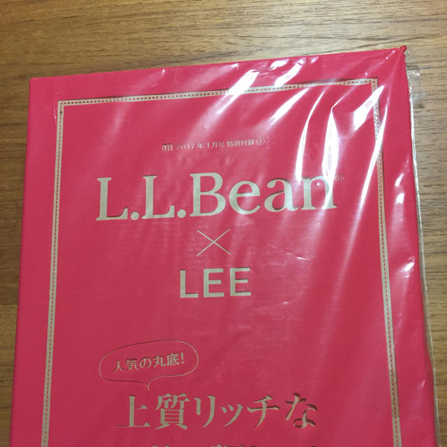 L.L.Bean(エルエルビーン)の雑誌LEE付録   L.L Bean レザー調トート レディースのバッグ(トートバッグ)の商品写真