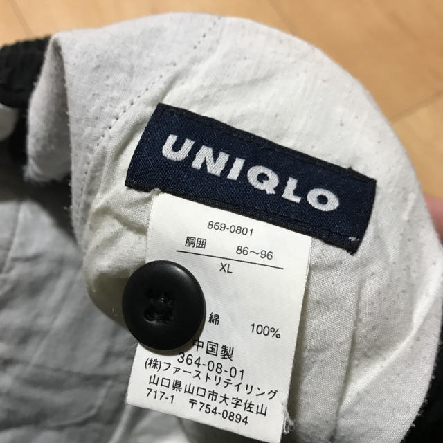 UNIQLO(ユニクロ)のメンズハーフパンツ☆ブラック☆XL メンズのパンツ(ワークパンツ/カーゴパンツ)の商品写真