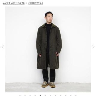 ヤエカ(YAECA)のYAECA WRITE A LINE COAT OILD ヤエカ コート(ステンカラーコート)