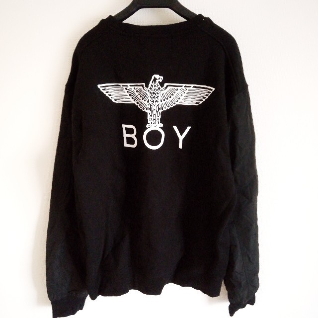 Boy London(ボーイロンドン)のBOY LONDON★美品★ロゴ入り袖切り替えスウェット メンズのトップス(スウェット)の商品写真