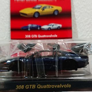 フェラーリ(Ferrari)の京商1/64  フェラーリ8  308 GTB クアトロ  紺色(ミニカー)