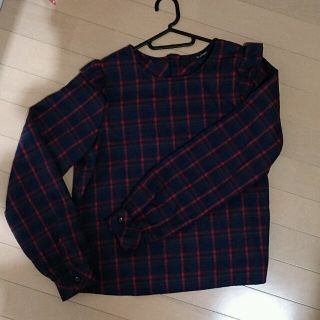 ダブルクローゼット(w closet)のw closet 肩フリルカットソー(カットソー(長袖/七分))