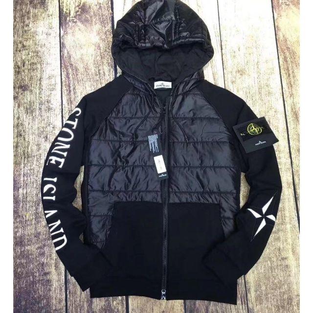 STONE ISLAND メンズ ダウンジャケット ブラック L