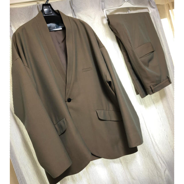 18aw dulcamara セットアップ + ヨークスリーブシャツ