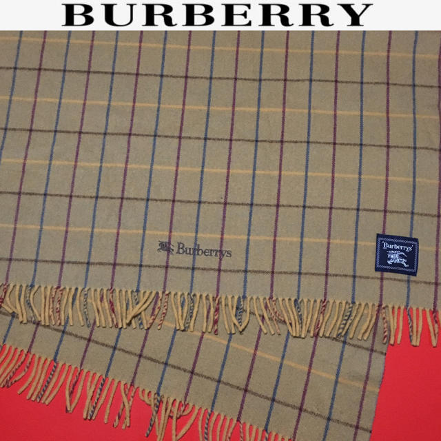 BURBERRY(バーバリー)のバーバリー ブランケット ストール ヴィンテージ Burberry 90s  レディースのファッション小物(マフラー/ショール)の商品写真