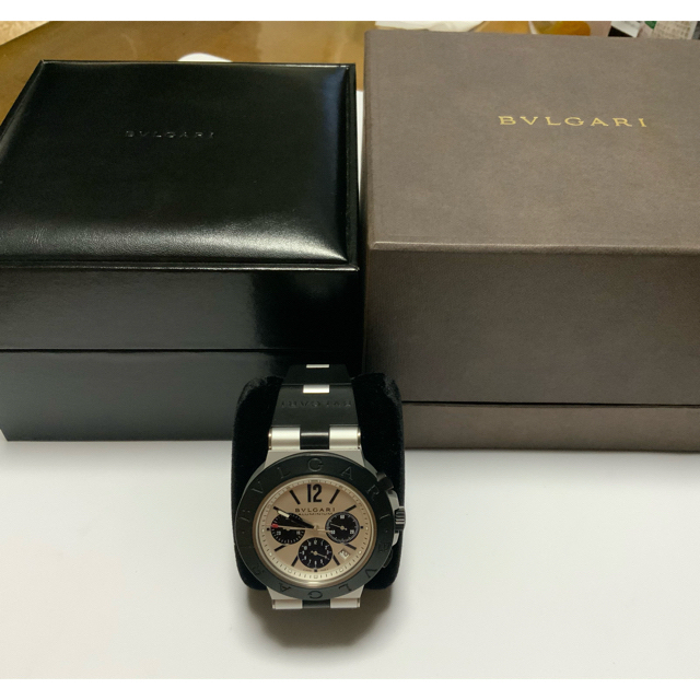 BVLGARI ブルガリ　アルミニウム　クロノ　AC 44TA