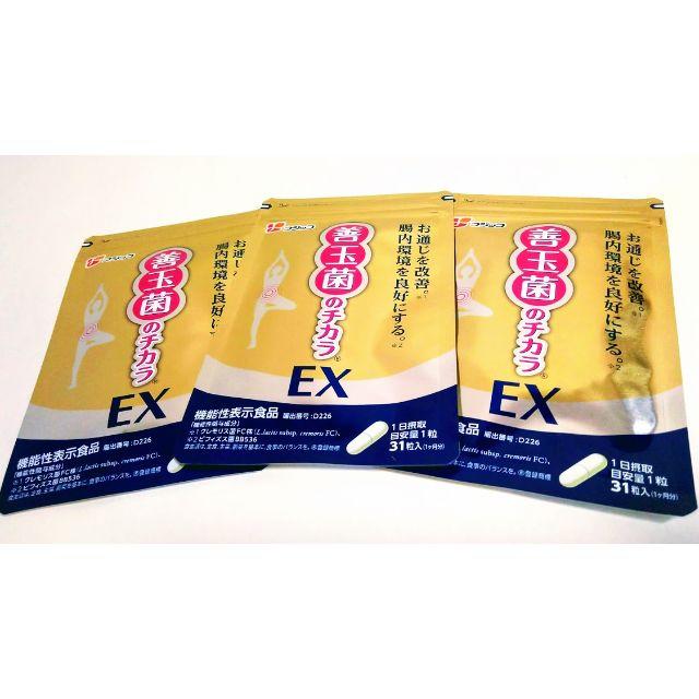 善玉菌のチカラEX 3袋食品/飲料/酒