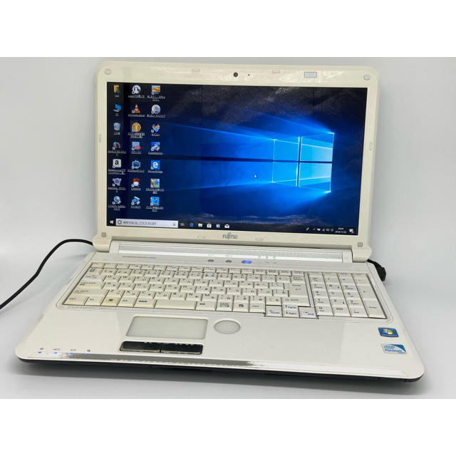 Windows10 富士通 アーバンホワイト ノートパソコン オフィス