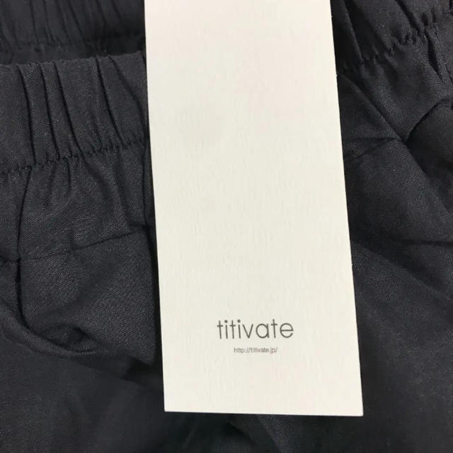 titivate(ティティベイト)の みみたん様専用 ティティベイト titivate コットン ロングスカート 黒 レディースのスカート(ロングスカート)の商品写真