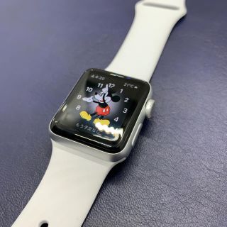 アップルウォッチ(Apple Watch)のApple watch series 3   アップルウォッチGPSシルバー(腕時計(デジタル))