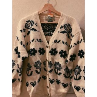 ロキエ(Lochie)のus vintage hand knit cardigan(カーディガン)