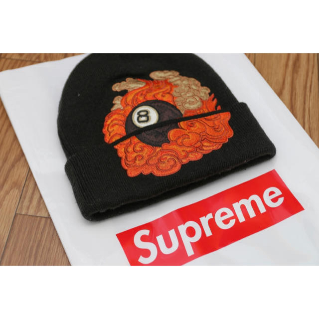 値下げ❗️】Supreme Martin Wong 8-Ball Beanie - ニット帽/ビーニー