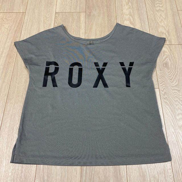 Roxy(ロキシー)のロキシー　フィットネスウェア　半袖　グレー スポーツ/アウトドアのトレーニング/エクササイズ(ヨガ)の商品写真