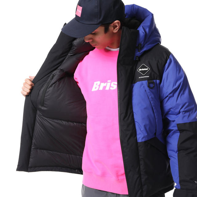 ディスカウントの-黒M DOWN BENCH PARKA fcrb 22aw ブリストル ダウン