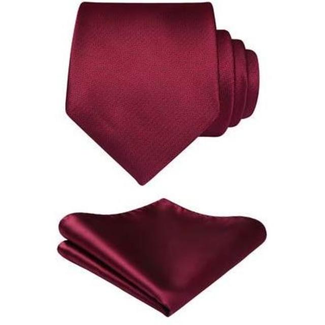 竜さま専用  ヒスデン(HISDERN）ハンカチ セット 赤  メンズのファッション小物(ネクタイ)の商品写真