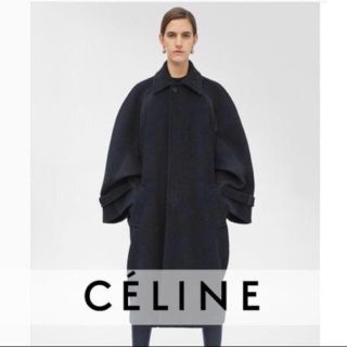 セリーヌ(celine)の最終値下 新品 45万 セリーヌ CELINE オーバーサイズコート 34(ロングコート)